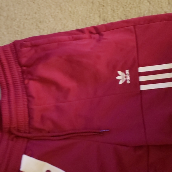 Adidas Danielle Cathari Deconstructed Track PANTS Power Berry - Picture 10 of 12